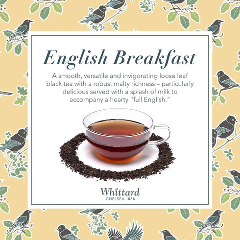 (140g Whittard of Chelsea Tea English Breakfast Loose Leaf Tin)