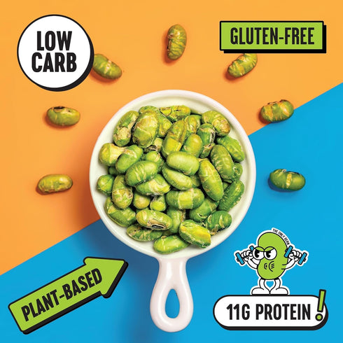 Pack 0.9oz (Pack 45) The Only Bean High Protein Snacks, Healthy Office Snacks, Healthy Snacks for Adults and Kids