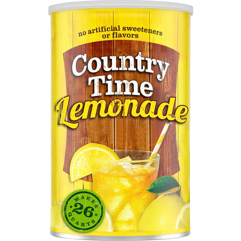 Country Time Lemonade Powdered Drink Mix, 1 Canister, for Flavorful Hydration and