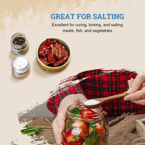 52USA 16 oz (1 (Pack 1) Himalayan White Salt, Coarse Salt Pound), Salt for Grinder Refill, Non-GMO, All Natural Sea