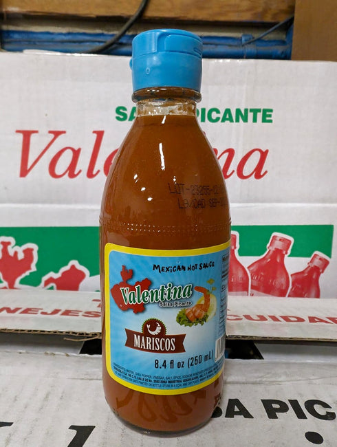 Valentina Salsa Picante (2 Pack) 8.4 oz - Mariscos fl ea - Made In Mexico