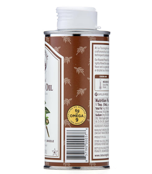 La Tourangelle Roasted Pecan Oil - 8.45 Fl Oz for Cooking, Baking, Butter Substitute, Pasta, and Vinaigrettes