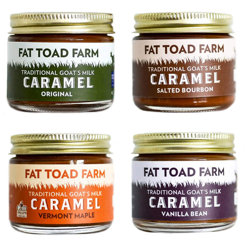 Fat Toad Farm Petit Quartet, 2oz, Traditional Goats Milk Caramel Sauce, Original,