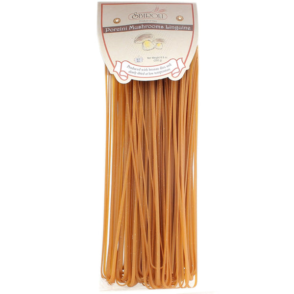 SBIROLI Porcini Mushroom Linguine Pasta - 8.8oz (250gm) - 4 Pack