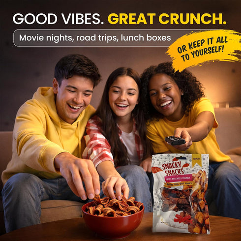 (12 Pack, Snacky Snacks - Spicy Chips Kelewele Crunch, Sweet & Spicy Plantain Chips Mini Snacks, Crispy Tropical