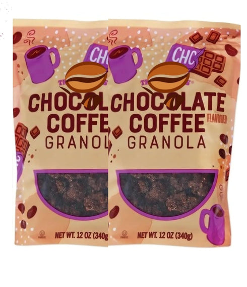 Generic Chocolate Coffee Granola 2 Pack 12oz (340g) each.