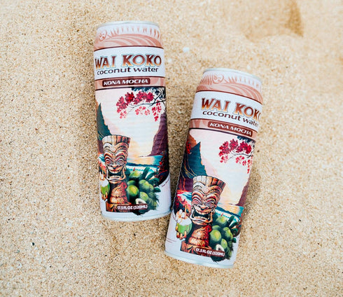 17.5 oz (12pk) Wai Koko Coconut Water - KONA MOCHA, fl