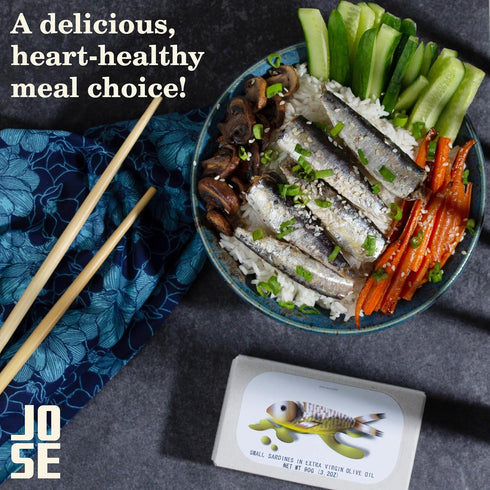 3, 90g Canned Small Sardines in Extra Virgin Olive Oil by Jose Gourmet, Wild Caught Portuguese Sardines, Canned Fish