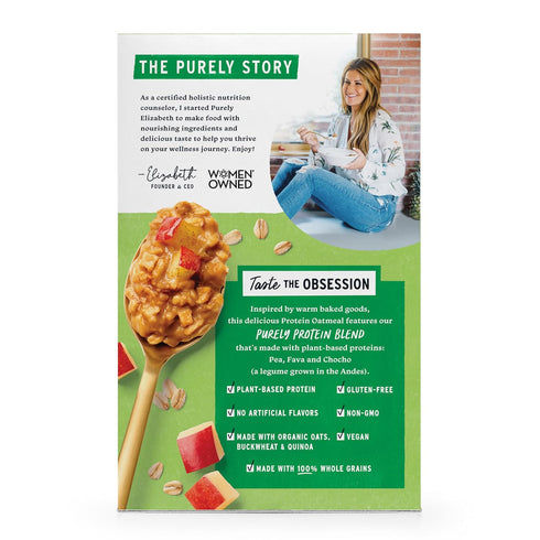 7.6 Purely Elizabeth Apple Harvest Crumble Instant Protein Oatmeal, Ounce