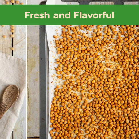 (2 LB) Sincerely Nuts Roasted Soybeans Lightly Salted - Healthy Fat - Vegan & Kosher - Easy Snack -Gluten-Free