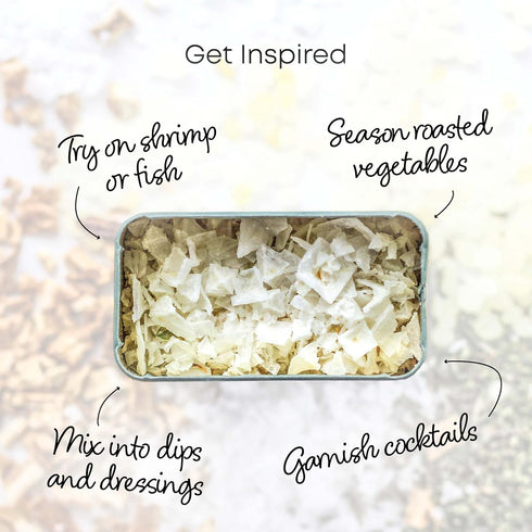 2.2oz Curio Spice Co - Aegean Salt Signature Blend Collection - Citrus & Herb Finishing Salt - Great for Cocktails