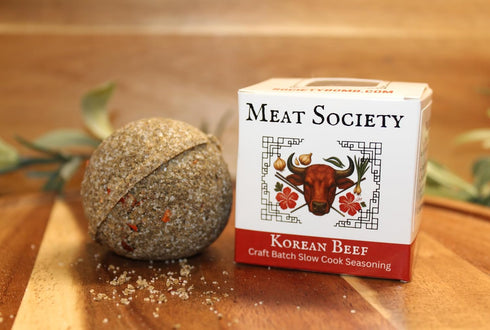 Meat Society 2 Pack Korean Beef Craft Batch Slow Cook Seasoning bomb, Gluten Free, No MSG