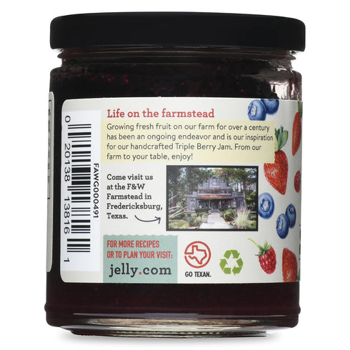 9.5 (Pack 2) Fischer & Wieser Triple Berry Jam, Ounce