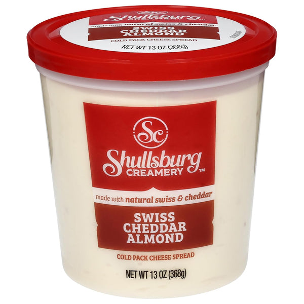 Shullsburg Creamery - Swiss Almond Cold Pack Cheese Spread - 13 oz.