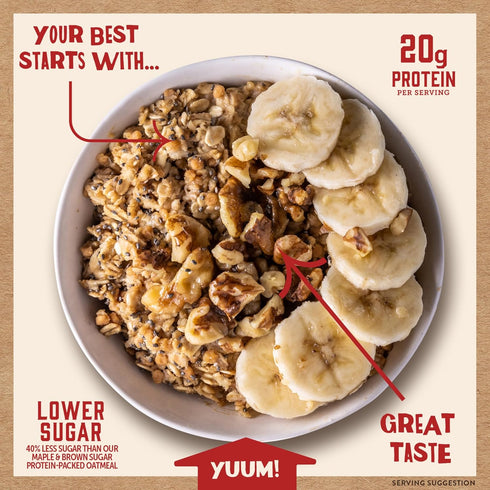 Packets, Protein,100% 6 4 packets 24 packets) Kodiak Cakes Peak Instant Oatmeal Banana Nut, High Whole Grains, box