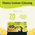 20 (Pack 6) Celestial Seasonings Honey Lemon Ginseng Green Tea, Caffeinated, Tea Bags Box