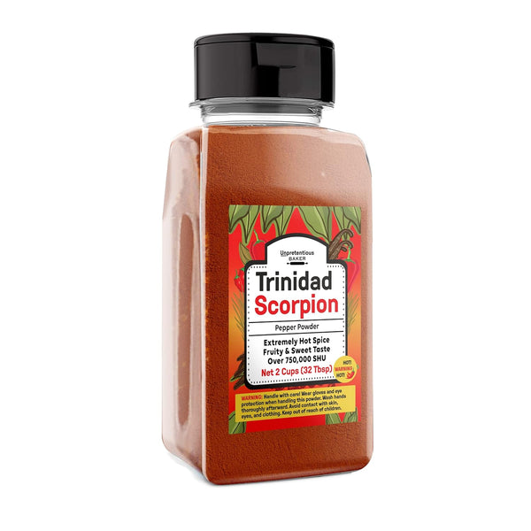 Unpretentious Trinidad Scorpion Pepper Powder (2 Cups) Extremely Hot, Pure Ground Chile