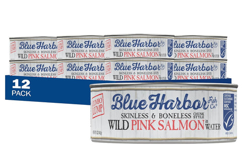 Blue Harbor Fish Co. Wild Pink Salmon in Water with Sea Salt