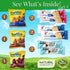 (28 Count) Healthy Snack Variety Box for Adults - Deluxe Assortment with Granola Bars, Nut Mixes, and Fruit Snacks