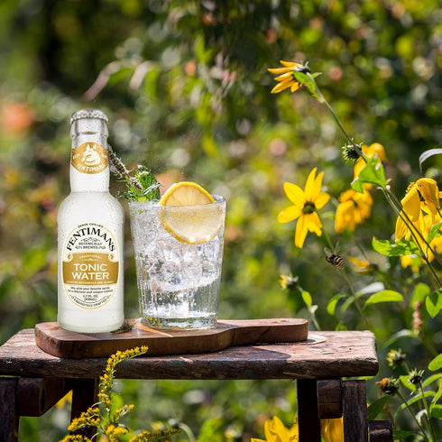 6.7 Oz (Pack 4) Fentimans Sparkling Tonic Water - Crafted Tonic Water with Quinine, All Natural Mixer, No Artificial