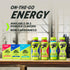 0.08oz Packets, 10 Pack, Fast Twitch Energy Drink Mix from Gatorade Powder Sticks, Cool Blue, Zero Sugar, Caffeine