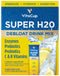 VitaCup Super H2O Bloating Relief and Digestive Health Drink Mix Packets, Probiotics,