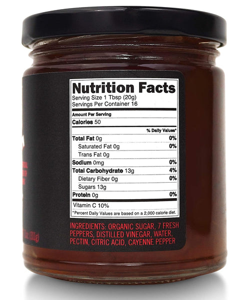 11 Jenkins Jellies Hell Fire Hot Pepper Jelly - Sweet & Spicy Jalapeo Jelly - Gluten Free, Vegan Pepper Jam - Use as a