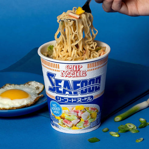 2.68 (Pack 6) Nissin Cup Noodles Ramen Noodle Soup, Seafood, Ounce