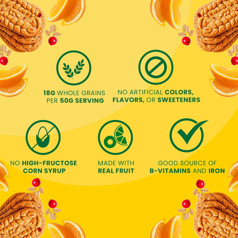 5 Packs (4 Pack) belVita Breakfast Bars Biscuits, Cranberry Orange, Biscuits Per