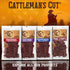 9 Cattleman's Cut Steak Strips Beef Jerky, Texas Style Flank Steak, Premium Marinated Steak High Protein Meat Snacks