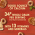 20 oz Cheerios Hearty Nut Medley Breakfast Cereal, Maple Cinnamon, Made with Whole Grain, Family Size