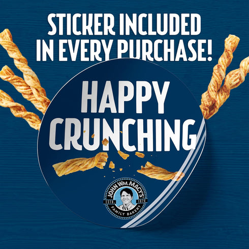 4 oz. 3 Pack John Wm. Macy's - Original Cheddar CheeseSticks - Hand Crafted, Non GMO, and Nothing Artificial - Made