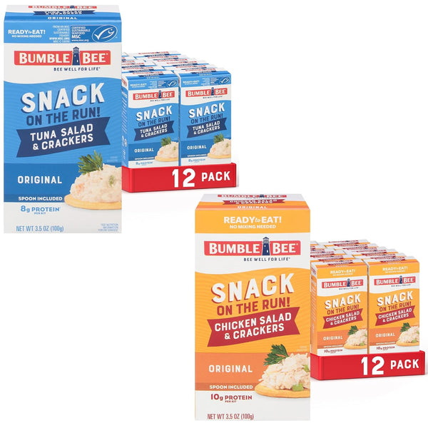 Bumble Bee Snack On The Run! Bulk Protein Snack Packs - Original