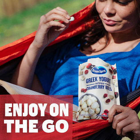 5 Oz (Pack 12) Ocean Spray Greek Yogurt Covered Craisins, Greek Yogurt Flavored, Covered Cranberries, Dried Fruit