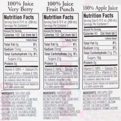 36/6.75 oz. (2 Pack) Apple & Eve Juice Box Variety
