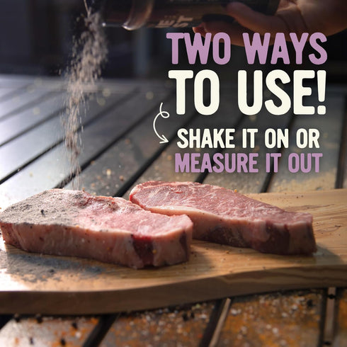 13.4 oz Kosmos Q The Best Classic Steak Seasoning Rub, Garlic Pepper & Paprika BBQ Meat Dry Rub for Prime Rib, Pork
