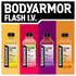 20 Oz (Pack 12) BODYARMOR Flash I.V. Electrolyte Beverage, Orange, Hydration Drink with Coconut Water For Rapid