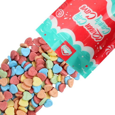 (3 Conversation Heart Candy - Heart Shaped Valentines Candy - Sweet Hearts Love Candies Pound)