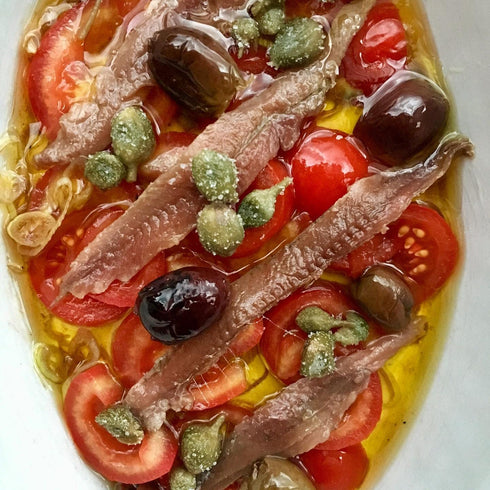 14.8 oz Nettuno Salted Anchovies Cetara, Campania, Italy