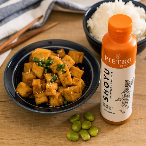 9.3 oz Pietro Dressing Original Shoyu Japanese Style Marinade & Vinaigrette - Gluten Free Soy Sauce Flavor for Salads