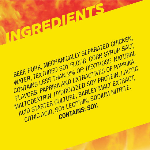 6g 0.97 oz. (24 Count) Slim Jim Giant Smoked Meat Sticks, Mild Flavor, Protein Per Stick