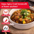Chef Dragon 10 9 Singapore Chili Crab Glass Vermicelli Non-Fried Instant Noodles, Savory Seafood Chili Flavor, Ready