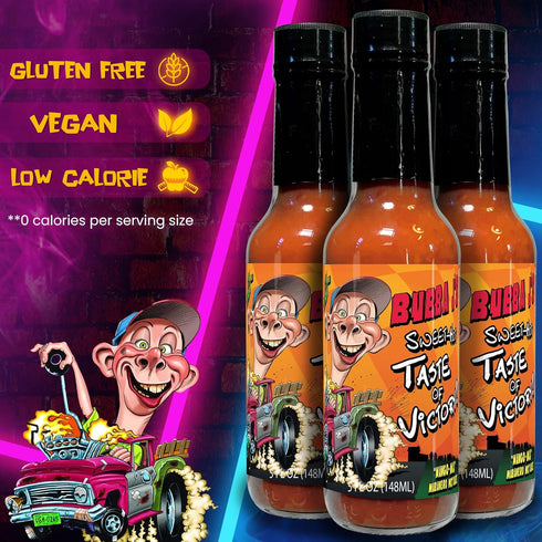 Jeff Dunham - Bubba J's Mango Habanero Hot Sauce | Perfect Blend of Sweet and Heat for Bold Tastes (Mild, 5 fl oz)