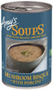 Amy's Soup, Mushroom Bisque With Porcini, Gluten Free, Made with Organic Vegetables