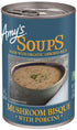 Amy's Soup, Mushroom Bisque With Porcini, Gluten Free, Made with Organic Vegetables