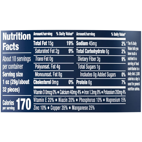 10 Oz (Pack 4) PLANTERS Cashews Roasted Lightly Salted Mix Nuts Snack - Plant-Based Protein Party Snacks, Canister