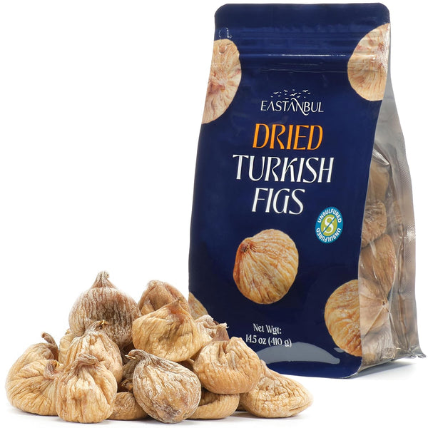 Eastanbul Turkish Dried Figs Whole, 14.5oz, No Sugar Added Whole Turkish Figs,
