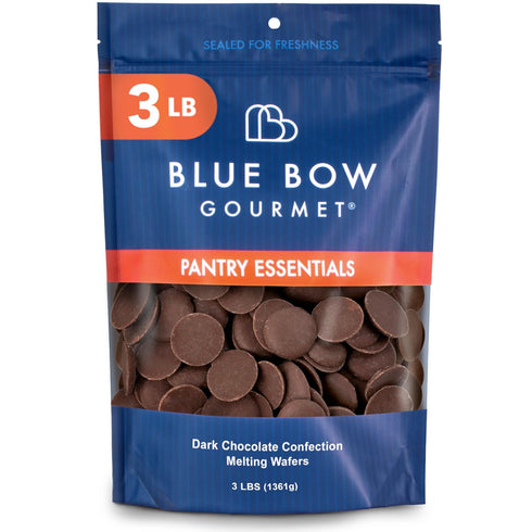 Dark Chocolate Melting Wafers 3 lbs of Premium Coating Chocolate - Smooth