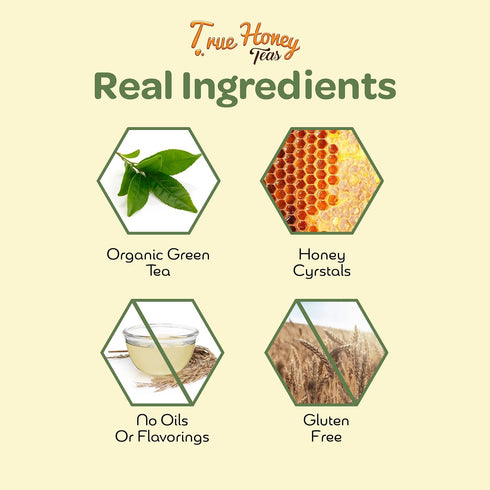 (12) Honey Infused Green Single Serve Tea