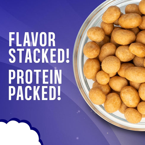 manzela 10 ct/6.35 oz 1-Pack Japanese Style Coating Peanuts | Crunchy with Flavorful Sauce, Savory & Slightly Sweet